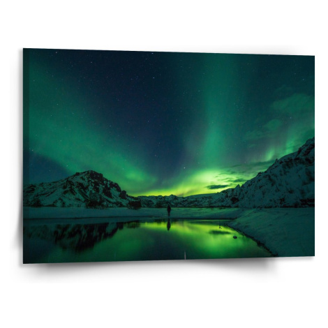 Obraz Zelená záře - 150x110 cm