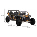 Mamido Elektrické autíčko Buggy ATV RACING UTV2000 čtyřmístné zlaté