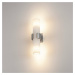 SLV BIG WHITE DENA 2, nástěnné svítidlo, dvě žárovky, A60, kartáčovaný Al, D/Š/V 10/8/30, částeč