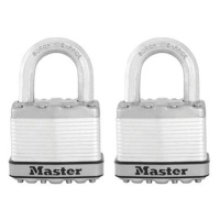 Master Lock Set 2 ks titanových visacích zámků M5EURT Master Lock Excell 50mm