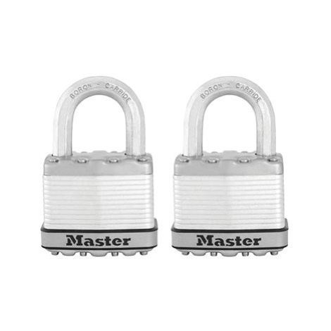 Master Lock Set 2 ks titanových visacích zámků M5EURT Master Lock Excell 50mm
