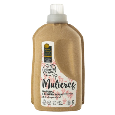 MULIERES Koncentrovaný prací gel BIO Růžová zahrada 1.5 l