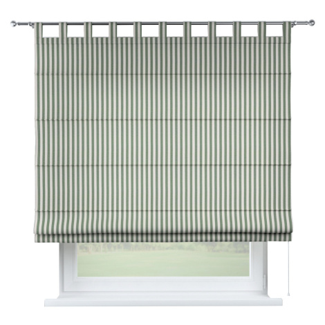 Dekoria Římská roleta Verona, zelená a bílá, Christmas, 144-35