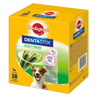 Výhodné balení! 168 x Pedigree DentaStix každodenní péče o zuby / Fresh - fresh - pro malé psy (
