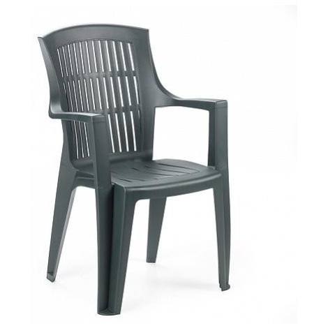 Plastová zahradní židle Arpa zelená FOR LIVING