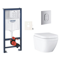 Závěsný wc set do lehkých stěn / předstěnová montáž Grohe Euro Ceramic SIKOGRSEUA