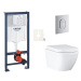 Závěsný wc set do lehkých stěn / předstěnová montáž Grohe Euro Ceramic SIKOGRSEUA