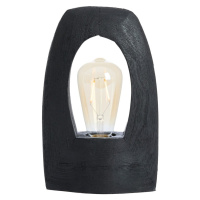 Matně černá stolní lampa (výška 25 cm) Carini – Light & Living