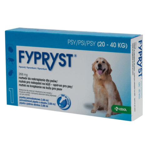 Fypryst spot-on L pes 20-40 kg, 1x2,68 ml
