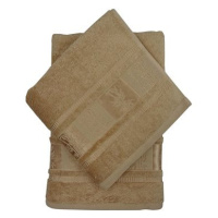 4sleep Bamboo ručník Sagano 50 × 90 cm - béžový