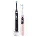 Oral-B iO-6 Černý a růžový elektrický zubní kartáček 2 ks