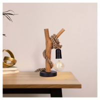 NOWA GmbH Stolní lampa Nerida, přírodní eukalyptové dřevo