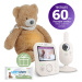 PHILIPS AVENT - Chůvička dětská video SCD891/26+Uspáváček 4v1 Sleepy Bear Pale Brown 0m++WW 60k