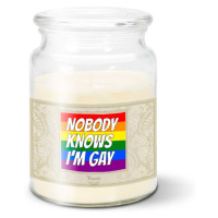 Sablio Svíčka Nobody knows I'am gay - 500 g