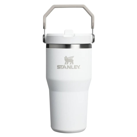 Termohrnek Stanley The IceFlow™ Flip Straw 2.0 0,6 L bílá barva