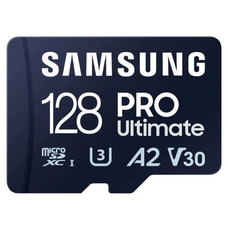 Samsung micro SDXC 128GB PRO Ultimate + USB adaptér MB-MY128SB/WW Černá