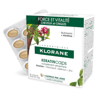 Klorane KERATINcaps Síla & vitalita, vlasy a nehty 30 tobolek