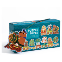 Puzzle  - Učím se počítat s lesními zvířátky