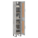 vidaXL Skříň highboard betonově šedá 34,5x34x180 cm kompozitní dřevo