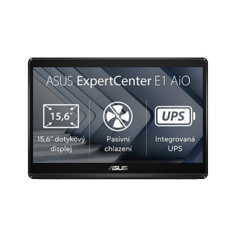 ASUS ExpertCenter E1 E1600WKAT-BD088M Black dotykový + vestavěný zdroj (UPS)