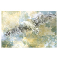 Ilustrace Vanishing Seagull, Melanie Viola, (40 x 26.7 cm)
