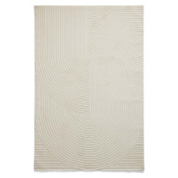 Krémový pratelný koberec z recyklovaných vláken 160x230 cm Flores – Think Rugs