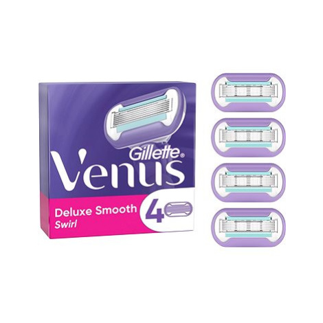 GILLETTE Venus Swirl, dámské náhradní hlavice, 4 ks