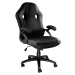 tectake 403490 kancelářská židle goodman - černá/červená - černá/červená