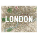 Mapa London Map - Historical & Vintage Maps, 40 × 30 cm