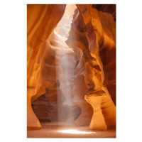 Fotografie ANTELOPE CANYON Gorgeous Lightbeam, Melanie Viola, 26.7 × 40 cm