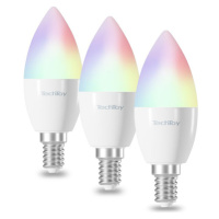 TechToy Smart Bulb RGB 4,4W E14 3ks Bílá