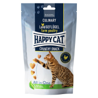 Happy Cat Culinary Crunchy pamlsek s venkovskou drůbeží 5 × 70 g