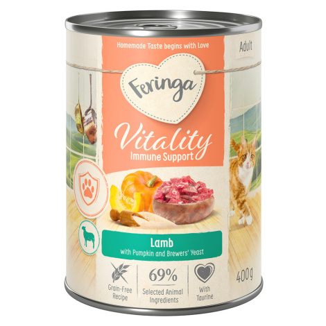 Výhodné balení Feringa Vitality Immune - Immune jehněčí 12 ks (12 x 400 g)