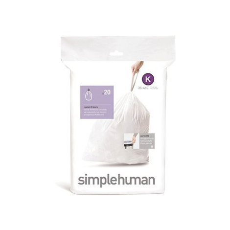 Simplehuman Typ K 35-45 l, zatahovací, 20 ks