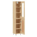 vidaXL Skříň highboard dub sonoma 34,5 x 34 x 180 cm kompozitní dřevo