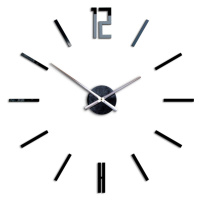 Moderní nástěnné hodiny CARLO BLACK