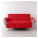 Červený 3místný ochranný potah na pohovku Lounge – douceur d'intérieur