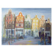 Obrazová reprodukce Houses of Amsterdam, 1999, Antonia Myatt, 40 × 30 cm