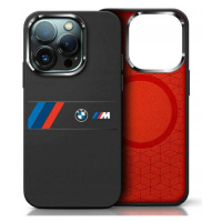 Pouzdro Bmw pro iPhone 16 Pro Max 6.9 černé Middle Stripe MagSafe