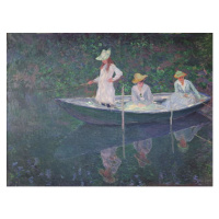 Obrazová reprodukce The Boat at Giverny, c.1887, Claude Monet, 40 × 30 cm