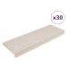 vidaXL Samolepicí rohože na schody Sisal-Look 30 ks 65x21x4 cm Cream