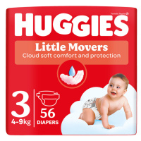 HUGGIES® Pleny jednorázové Little Movers 3 (4-9 kg) 56 ks