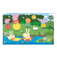 Trefl Puzzle Peppa Pig u rybníka / 60 dílků