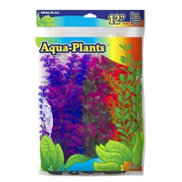 Penn Plax Umělé rostliny barevné 30,5 cm sada 6 ks