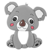 Akuku Silikonové kousátko Koala, šedé