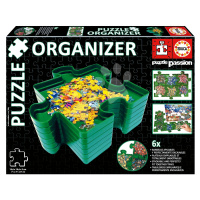 Puzzle organizér Puzzle Sorter Educa 6 stohovatelných přihrádek pro třídění dílků