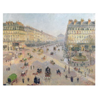 Obrazová reprodukce The Avenue de L'Opera, Paris, Sunlight, Winter Morning, Camille Pissarro, 40