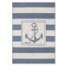 NORTHRUGS - Hanse Home koberce Kusový koberec Twin Supreme 104143 Blue/Cream – na ven i na doma 