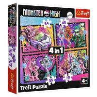 TREFL Puzzle Monster High: Elektrizující den 4v1