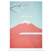 Plakát Travelposter Japan, 30 x 40 cm